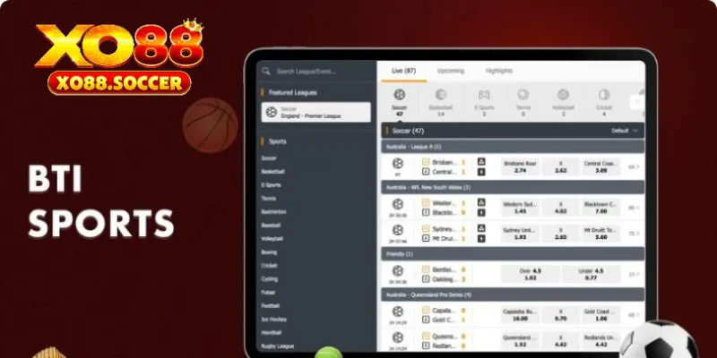 Mọi trò thể thao đều được phát hành tại Bti Sports